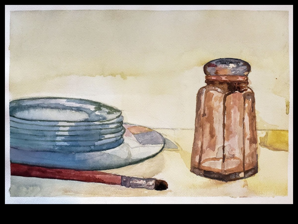 רגעי מנוחה: שרטוט השקט של אובייקטים