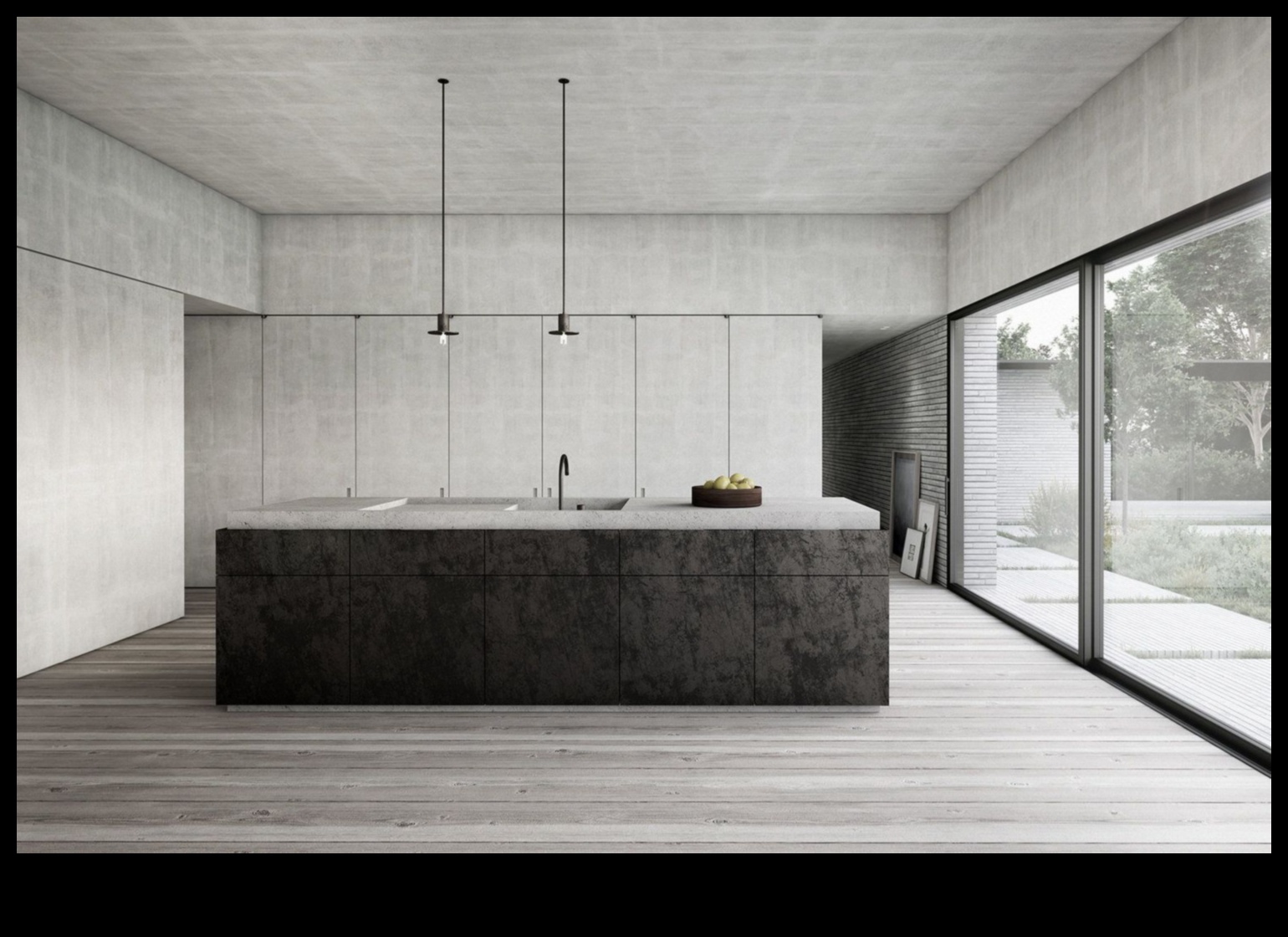 איך לשלב בטון בעיצוב מטבחים שיק תעשייתי למגע מודרני?