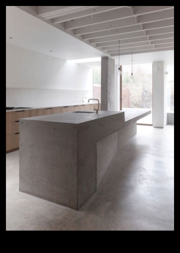איך לשלב בטון בעיצוב מטבחים שיק תעשייתי למגע מודרני?