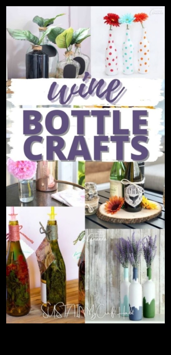 מלאכת עשה בעצמך לאוהבי יין: פרויקטים יצירתיים הכוללים פקקים ובקבוקים