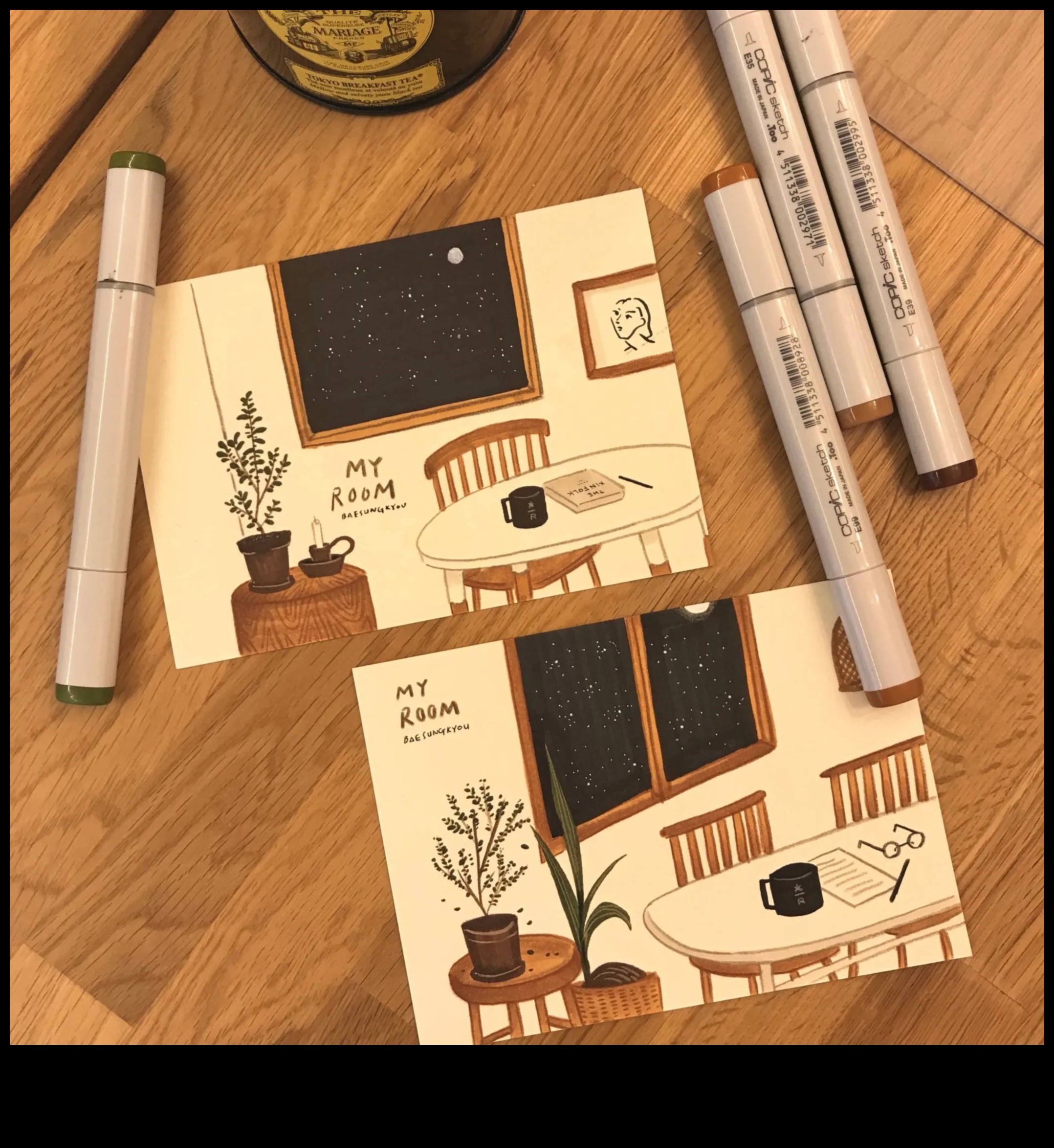 אמנות הדיוק: השגת פרטים עדינים בציורי מרקר