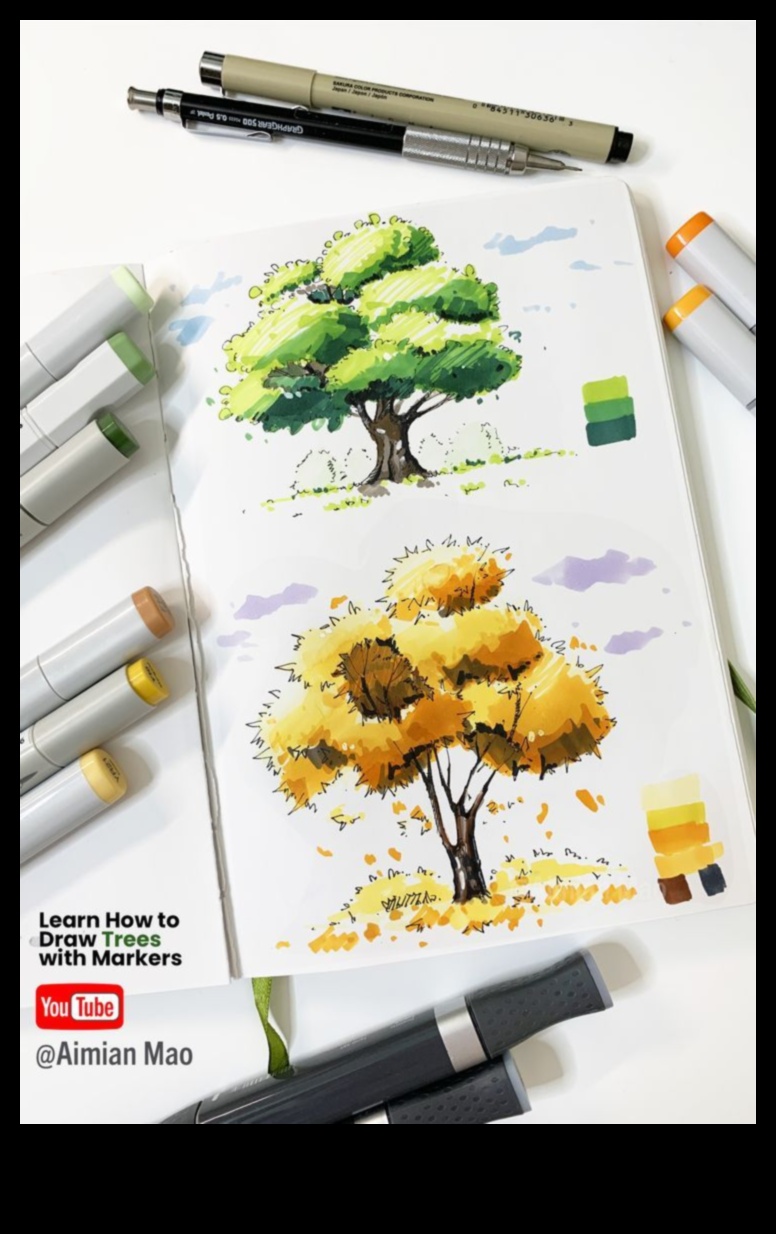 אמנות הדיוק: השגת פרטים עדינים בציורי מרקר