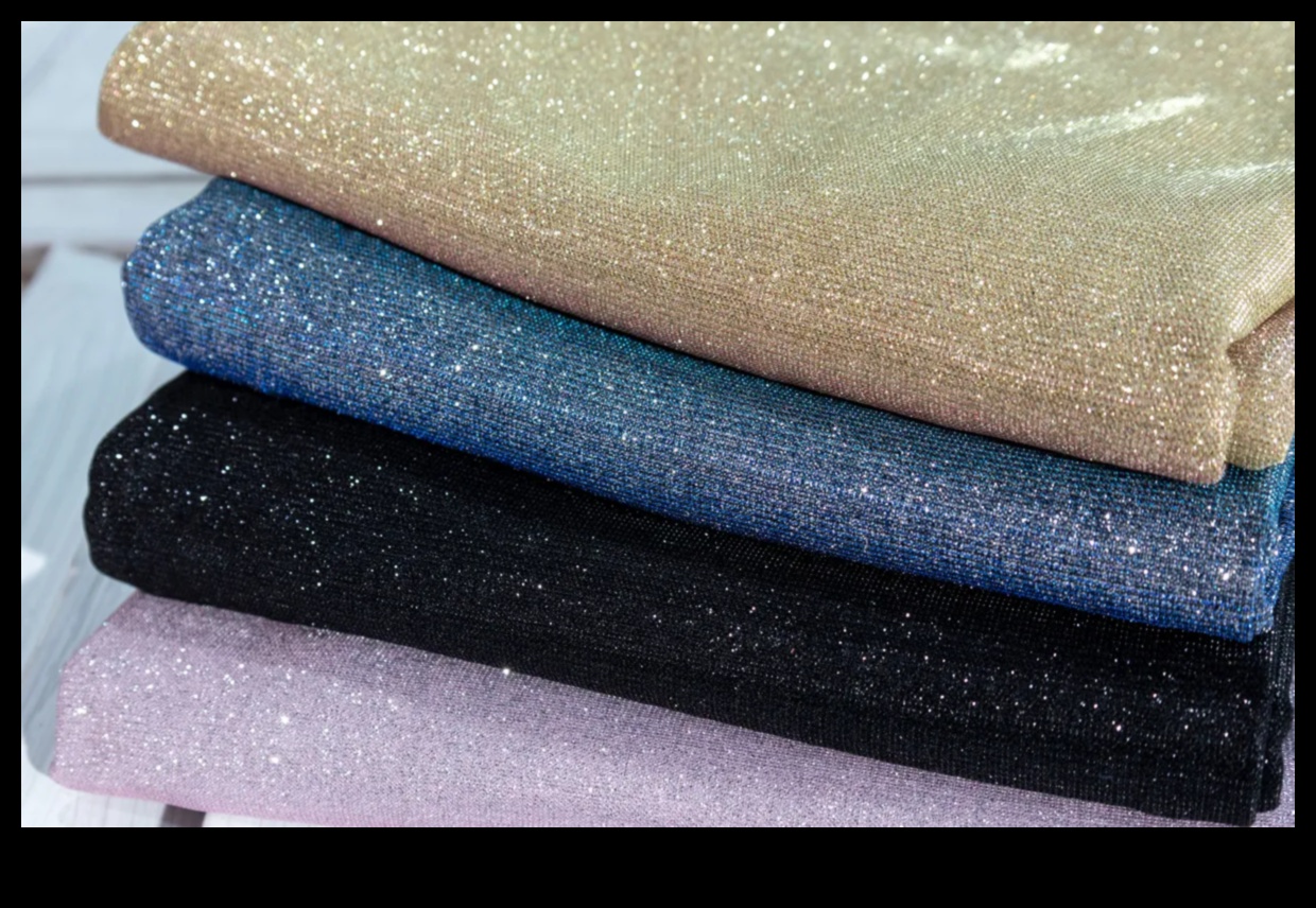 טכניקות יצירה עבור טקסטיל מעוטר: הוספת ניצוץ לבד