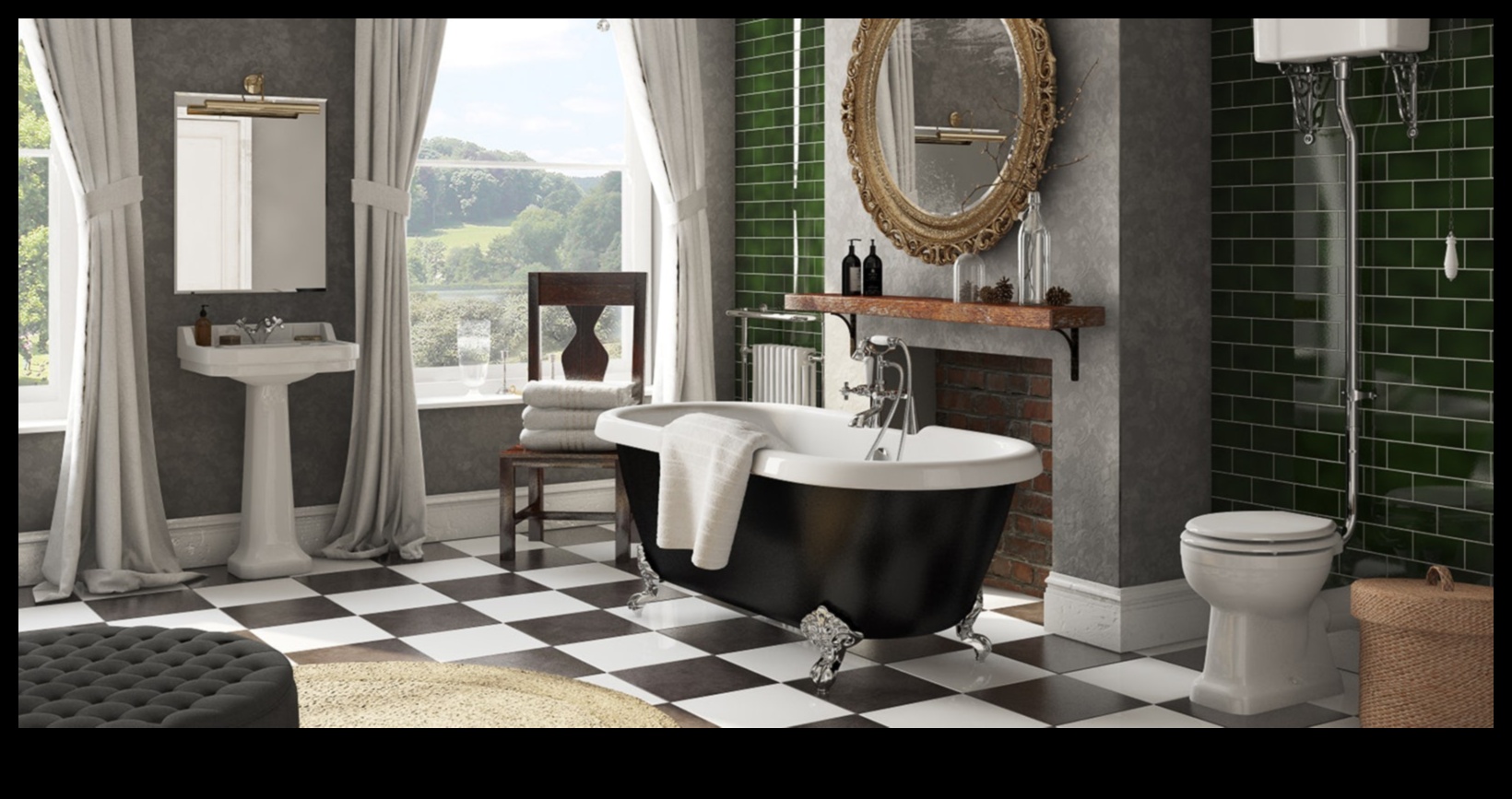 רעיונות וינטג' לעיצוב חדרי אמבטיה למראה נצחי 4 רעיונות לעיצוב חדרי רחצה בהשראת וינטג'