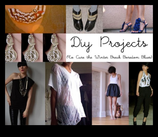 ביגוד ואביזרים עשה זאת בעצמך בהשראת קולאז'ים אמנותיים