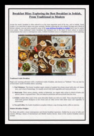 אושר ארוחת בוקר: מסע גסטרונומי להתחיל את היום שלך