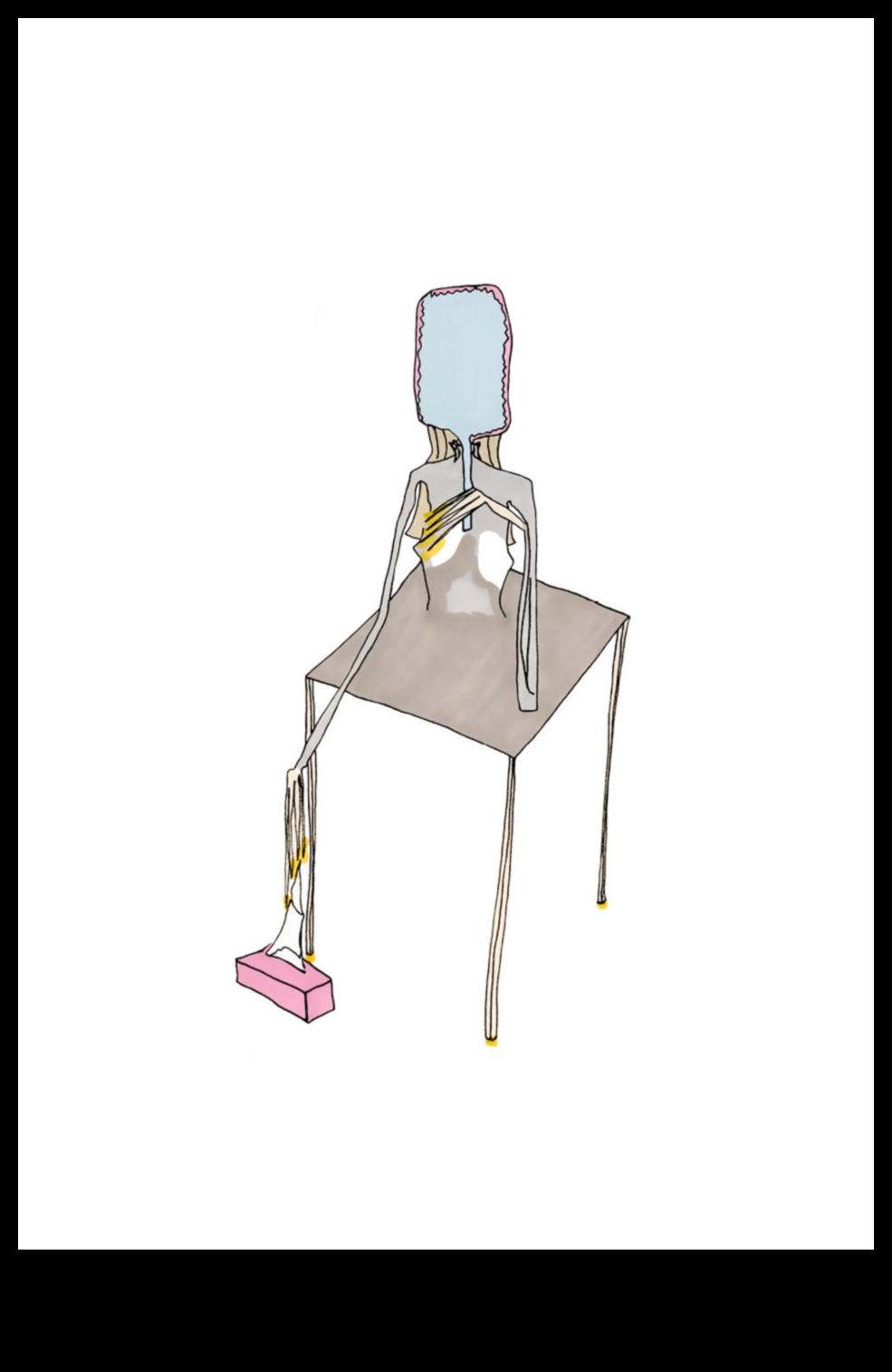 רגעי מנוחה: שרטוט השקט של אובייקטים