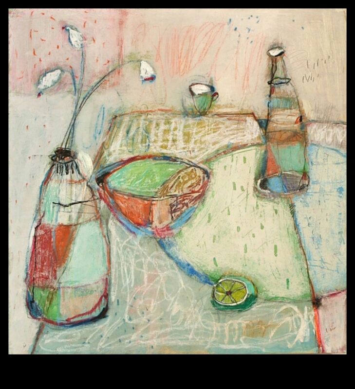 רגעים של שלווה: ציור המהות של טבע דומם